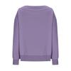 Women's Fashion Solid-Color Long-Sleeve Off-Shoulder Top Women's Fashion Solid Color Long-Sleeve Off-Shoulder Top
