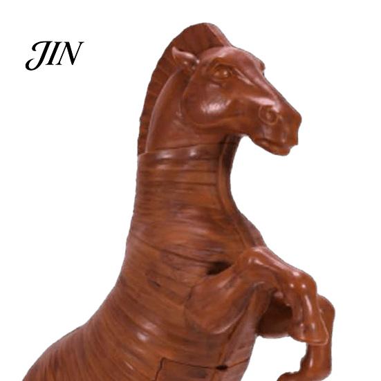 Trojan Horse Popcorn Container 3D Printed Standing Figurines Containers, Modern Desk Figure, Dual Use Snack And Decor Box Sculpture Bucket for