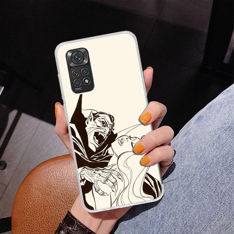 Gotische Vampir Scharlachrote Kunst Handyhülle Für Xiaomi Redmi Note 15 14 13 12S 12 11 Pro Plus 14S 11S 11E 10 10S 11T 5G Personalisierte C