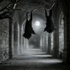 Upside Down Felt Bat Hanging Ornament Gothic Realistic Halloween Bat Pendant 3D Wing Decorative Bat Craft Decor Window Scene
