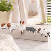 4/5pcs Small Figurine Cat Ornament Cute Cat Edge Decoration Creative Kitten Decoration Desk Shelf