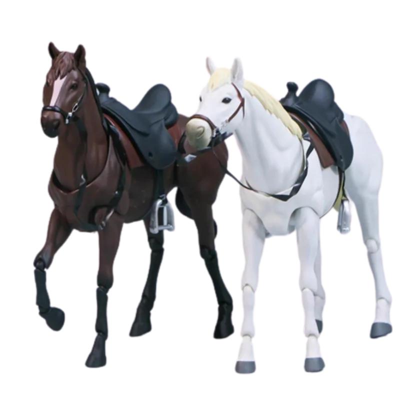Genuine 16cm #490 Figma Max Factory Action Figure Figma Horse Ver.2 White/brown Model Doll Toy Collected Decorated Birthday Gift