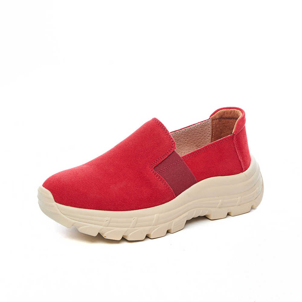 Fashion Lace-free Thick Sole Womens Walking Boot Badminton Sneakers High Top Canvas Shoes Sports Raning Best Sellers Dropshiping