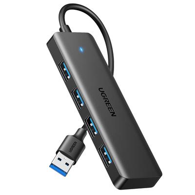 UGREEN USB USB USB A 5Gbps Delgado y Hub Compatible con y Surface Mac y PS5 Hub, 3.0, Hub de 4 Puertos, Transferencia de Alta Velocidad, Ligero, 4 en 1
