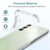 Protective Case - BOOLING - for Samsung Galaxy A14 4G-5G - Soft Silicone - Reinforced Protection - Transparent