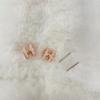 Hermes Two-Tone H Mini Pop Stud Earrings - 25th Anniversary Qixi Limited Edition