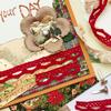 12 Sheets/Pack Victorian Winter European Retro Material Pack Photo Album Handmade Decorative Paper Batch