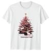Hoppin Around The Christmas Tree Holidays Unisex Unisexs Graphic Tee