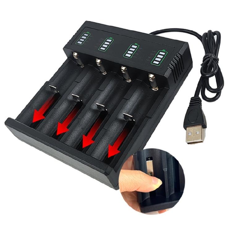 MultiModel Compatible Rechargeable 18650 Battery Charger for 21700,26700,14500,18500,26650 with Overcharge Protections