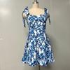 GMXIA Spring Summer Off-the-shoulder Women's Fashion Organza Fairy Short Style Evening Dress
