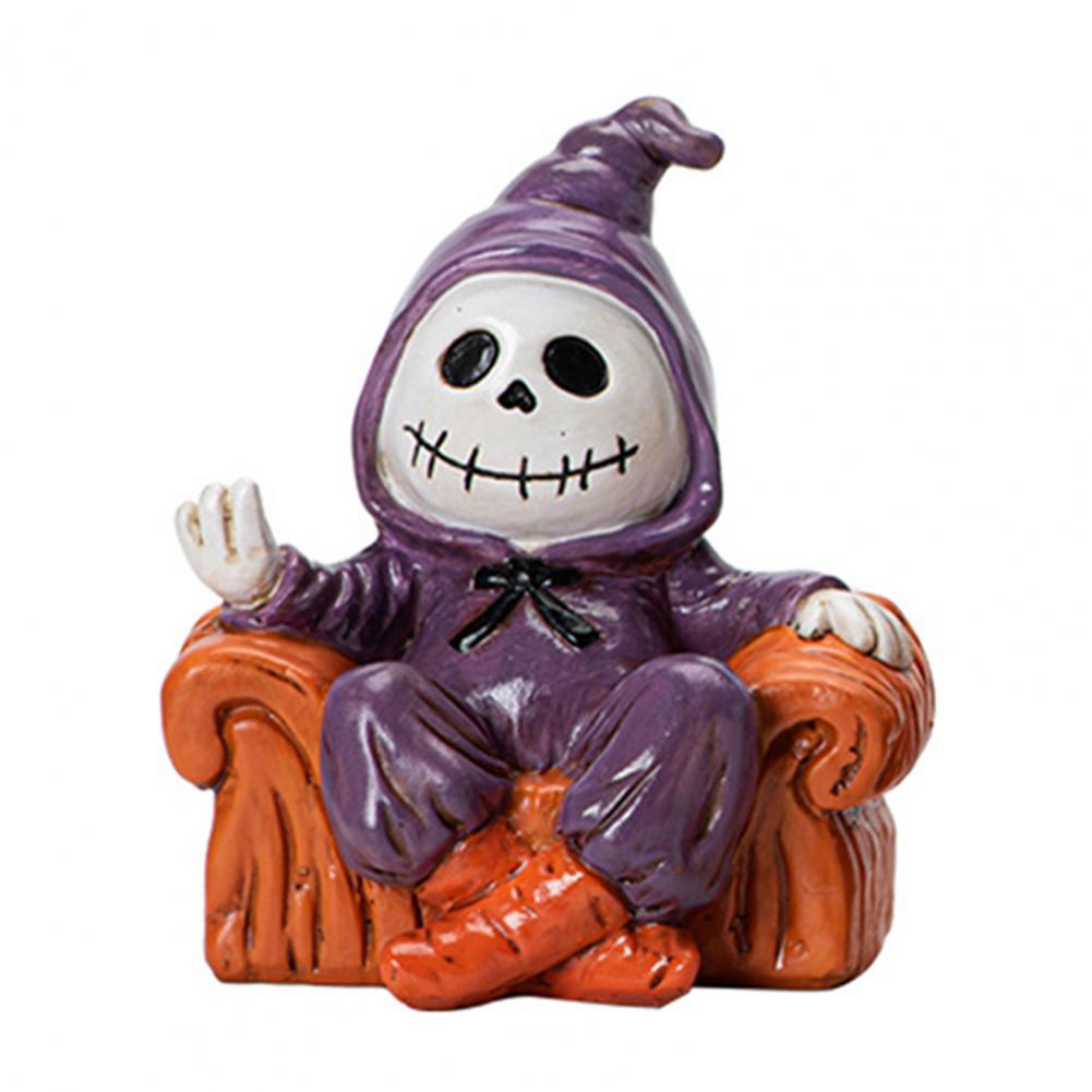 

Fun Ghost Decoration Sofa Ghost Resin Figure Decoration Indoor Outdoor Table Centerpiece Party Decor Halloween Gift фиолетовый