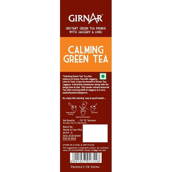 Girnar Instant Premix Calming Green Tea - Instant, 100 G