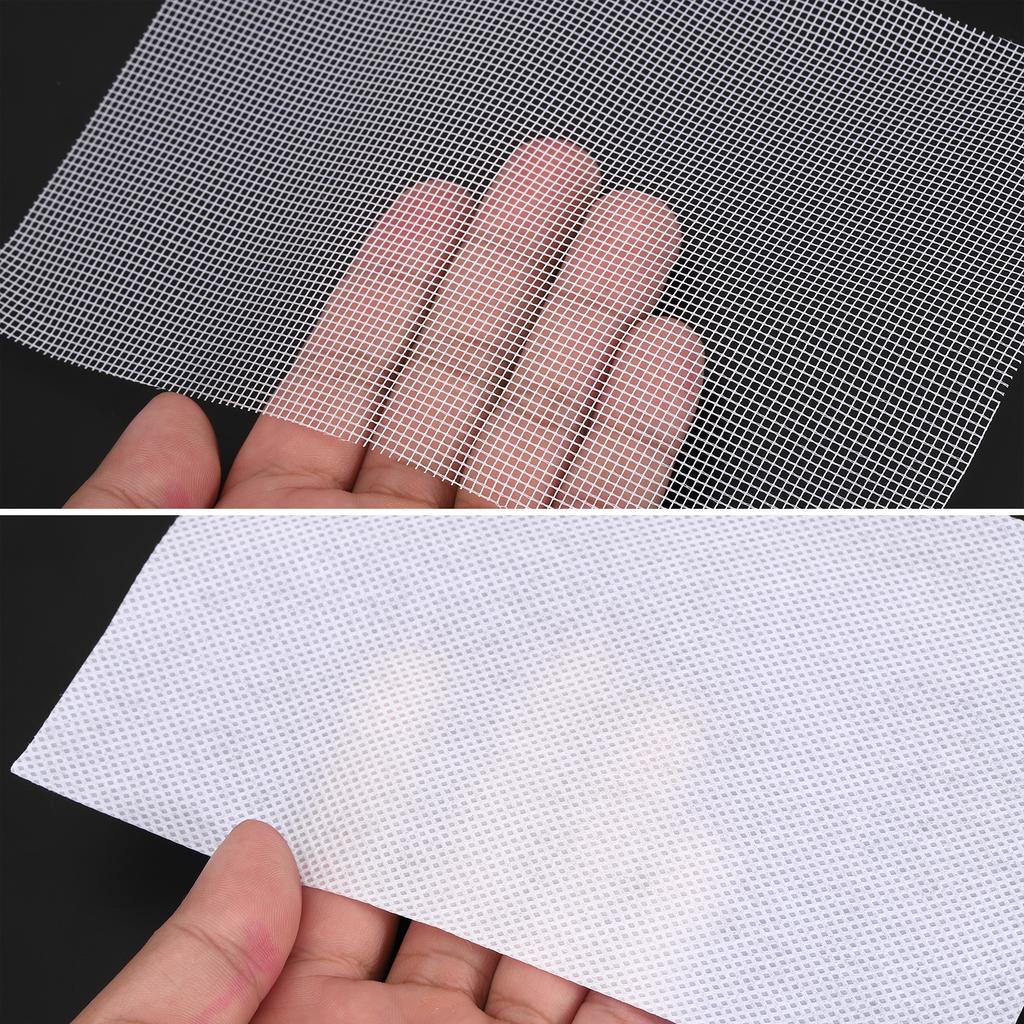Paper Making Screen Replacement Mesh and Pad 10 Sets Paper Making Material Handmade Crafts Tool Kit for DIY Paper Arts White