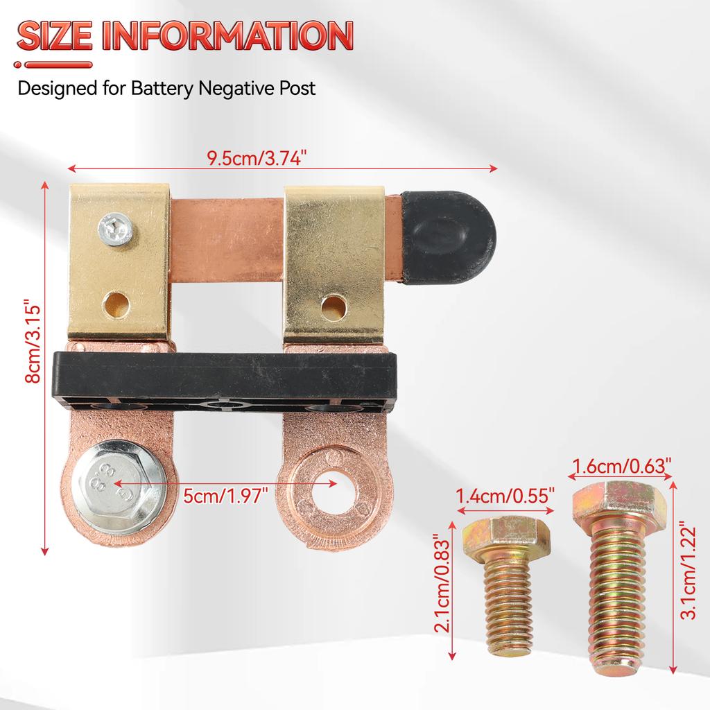 Side Post Knife Blade Master Switch 12V 24V Battery Disconnect Switch For Auto Car RV Boat Truck Battery Cut Off Shut Off Switch