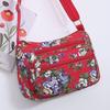 Große Baumwoll-Canvas-Schultertasche mit Reißverschluss für den täglichen Gebrauch