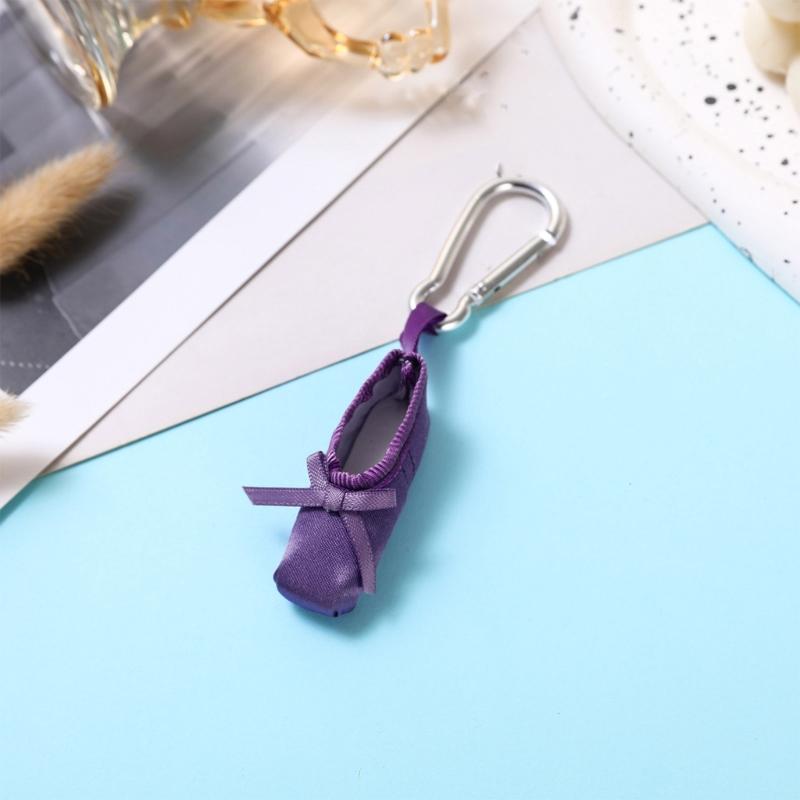 Mini Ballet Shoe Keyring Stylish Pendant Keychain Birthday Gift for Dance Lovers