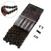 124cm/144cm Bike Chain 98/114 LinkChain Black 1Pcs