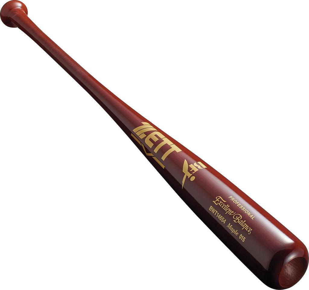 ZETT Hard Baseball Excellent Wooden 880g Light Dark Made in BWT14654 Bat, Balance, (Hard Maple), 84cm, Average, (3700), Japan,