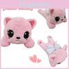 Miss Misa Plushy Adorable Short Plush Anime Cat Doll Pink 36cm