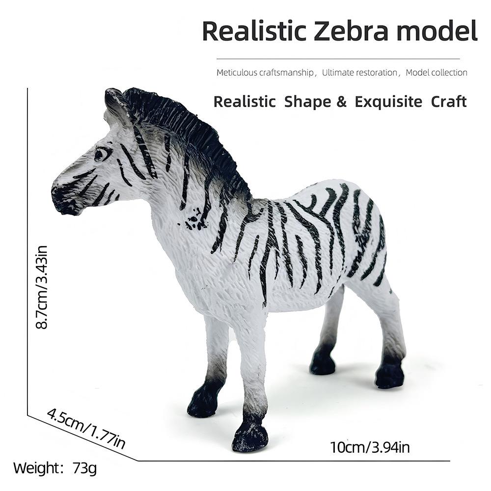 "1-9 inch Plastic Animal & Dinosaur Model Toy Set"