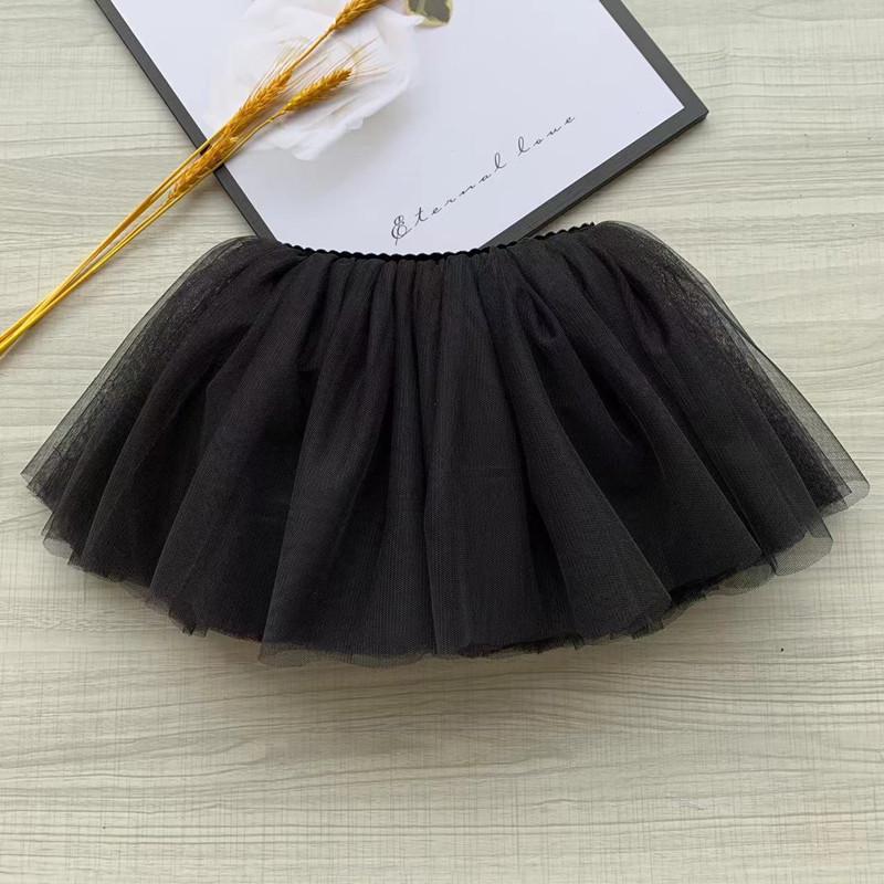 Dívčí čtyřvrstvá měkká bílá baletní tutu sukně na vystoupení