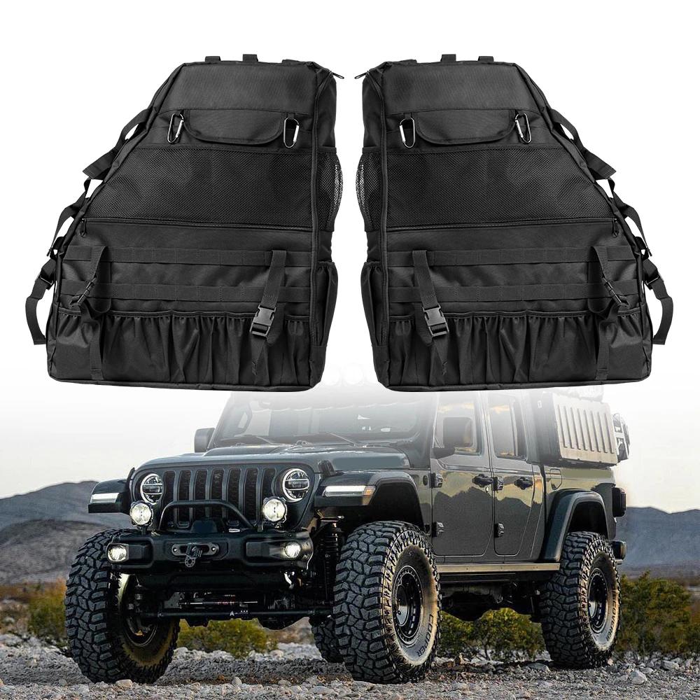 Für Jeep Wrangler JK 4-Türer 2007-2019 Überrollbügel-Aufbewahrungstasche Käfigfracht JKU TJ JL Satteltasche Aufbewahrungstasche mit mehreren Taschen