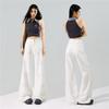 Spring Summer Firework Bling Rhinestone Wrinkle Resistant Four Way Stretch Drape Micro Flare Casual Denim Pants For Ladies Casual Denim Trousers