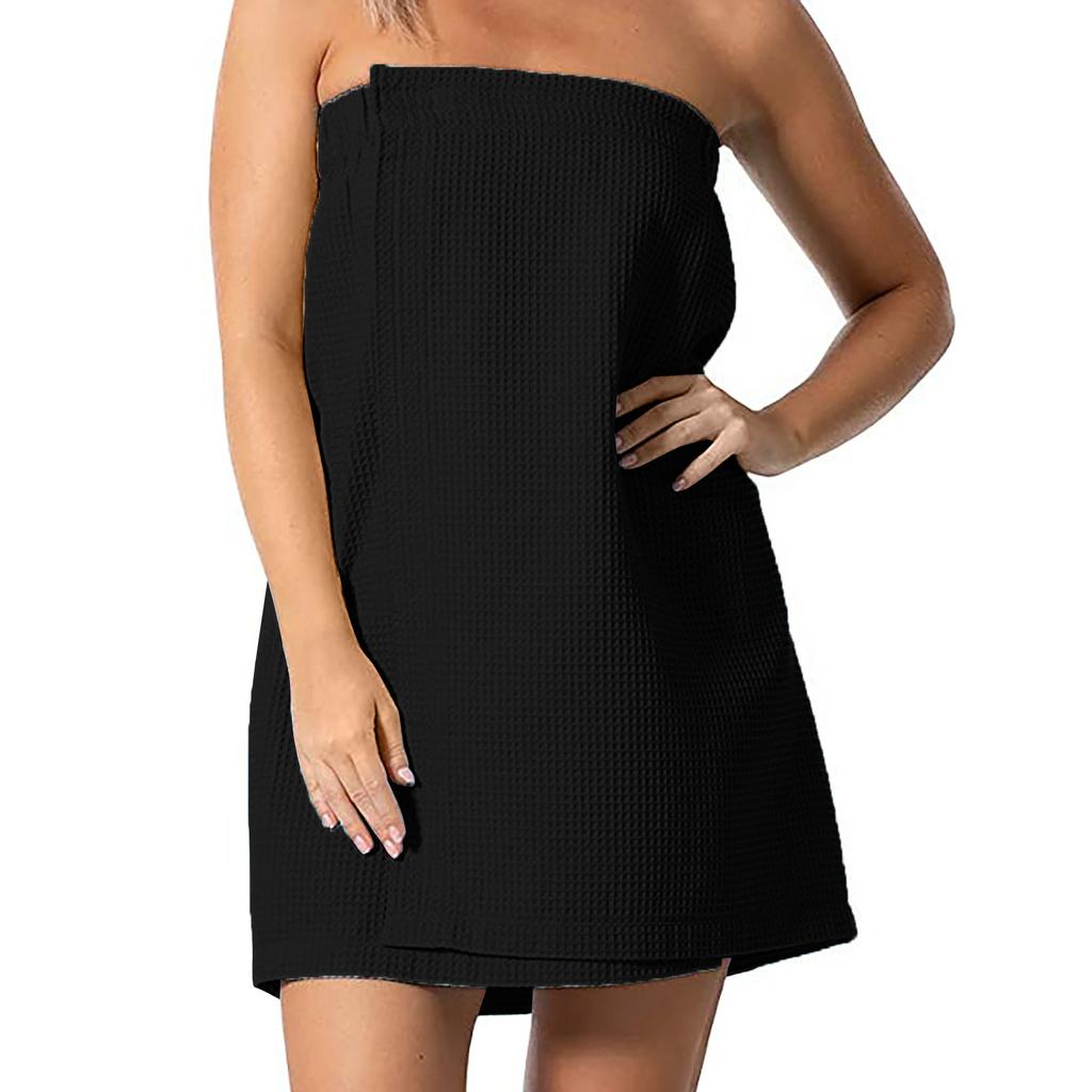 Ladies Bath towel,Women’s Waffle-Spa Body Wrap with  Closure