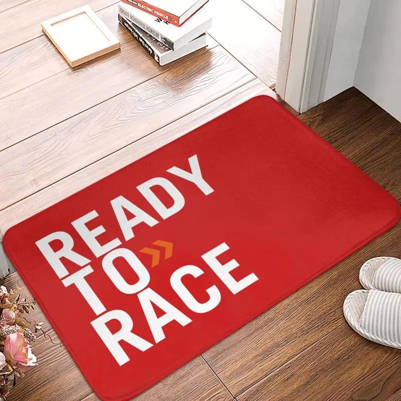 Ready To Race Doormats Entrance Welcome Floor Mat Kitchen Rug Home Bedroom Living Room Decor Doormat Machine Washable Foot Mats