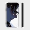 Custodia per Telefono Levi Ackerman Attack On Titan Per IPhone 17 Air 16 15 14 13 Pro Max 11 12 Copertura Nera in Silicone