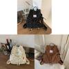 Minimalist Corduroy Womens Backpack With Fabric For School And Commuting