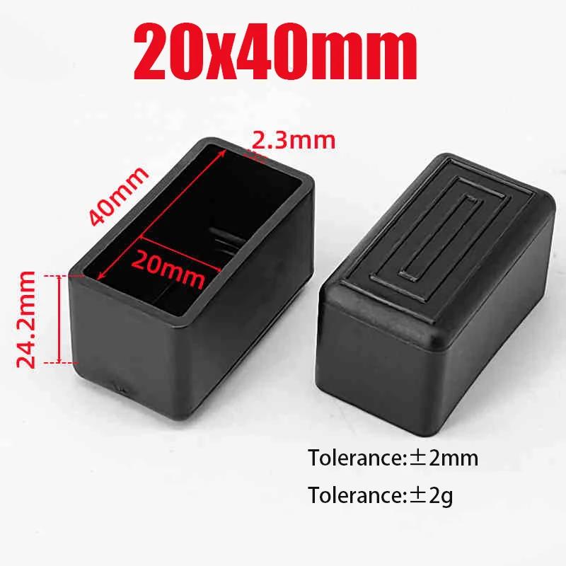 Black PVC Furniture Table Foot Tip Chairs Legs Pad Protector Cover Square/Round Caps Pipe Plug Lid Tube Hole Protection End Cap