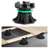 8 Pcs Adjustable Deck Support Pedestal Deck Foundation Base 3.54-4.65 In