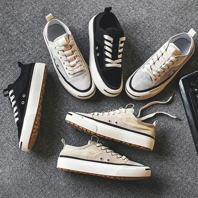30265 Canvas Shoes Low-top Men's Retro Casual Shoes Street Summer Trendy Shoes Tooling Men