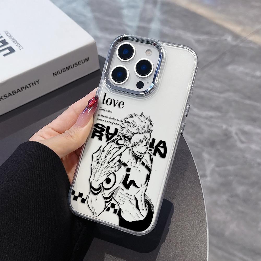 New Jujutsu Kaisen Anime Phone Case For iPhone 17 16e 16 15 14 13 12 11 Mini Pro Max X XR XSMAX 8 7 Air Plus Transparent Cover