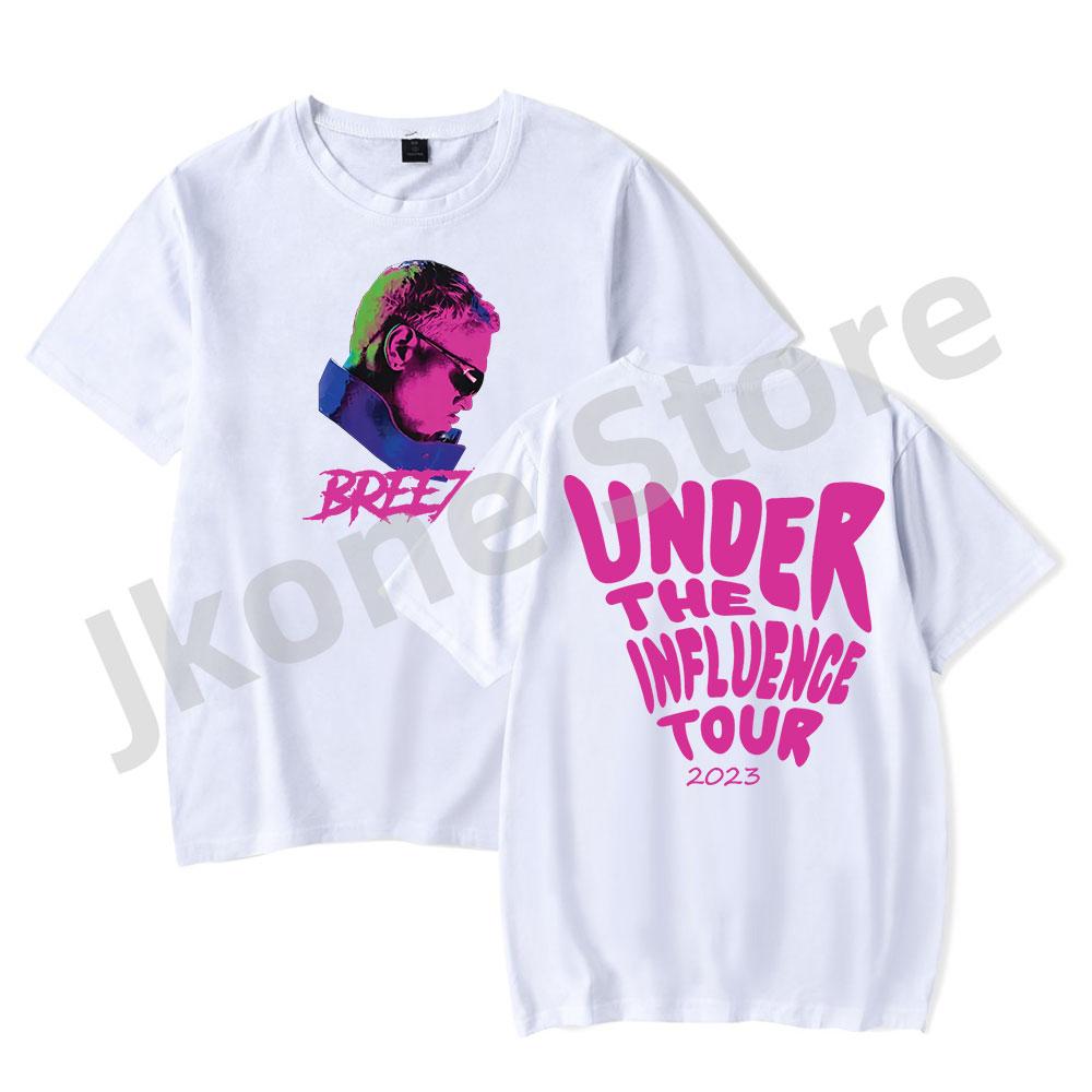 

Chris Brown Tour Tee Women Unisex Fashion Casual HipHop Style Short Sleeve Streetwear S