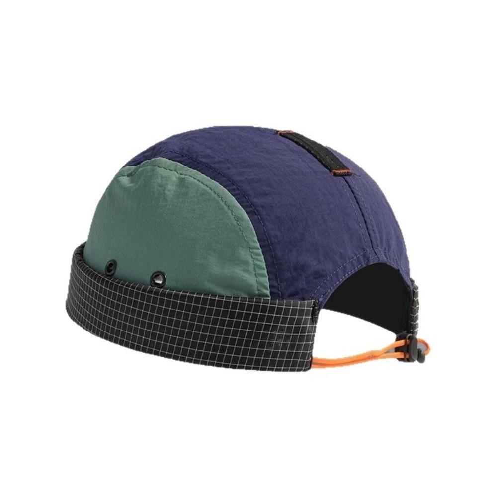 Berretto Unisex a 5 Pannelli Asciugatura Rapida Regolabile Anti-UV Cappello Berretti Cappello Monocolore Senza Visiera Uomo