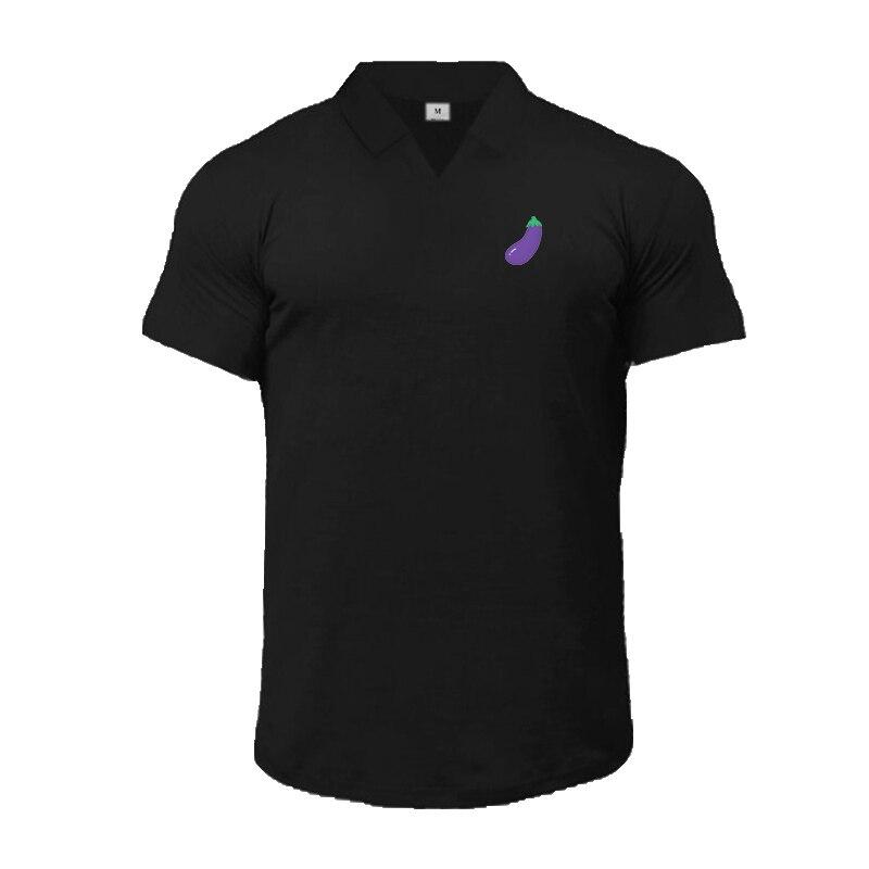 Do The Work Muscleguys New Arrival Cotton Graphic Printed Turned-collar Summer Fashion Bodybuilding Fitness Streetwear Thin Polo Shirt