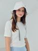 LORDLOAR Embossed Bucket Hat White