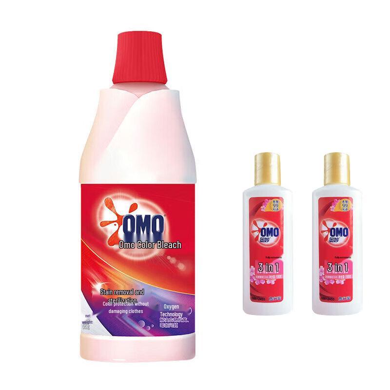 OMO Color Bleach & Laundry Detergent Set