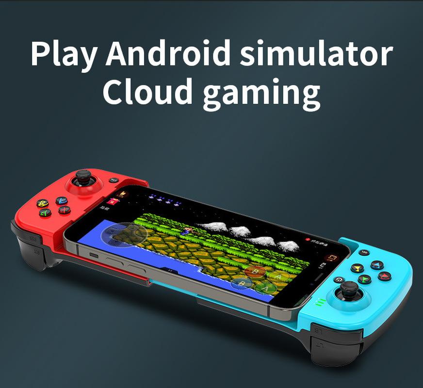 Wireless BT 5.0 Stretchable Game Controller for Mobile Phone Android IOS Gamepad Joystick Retractable Gamepad for PS4 Switch PC