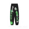 25FW SP555555 Hoodie Set Tree Embroidered Rhinestone Sweatshirt Joggers Streetwear