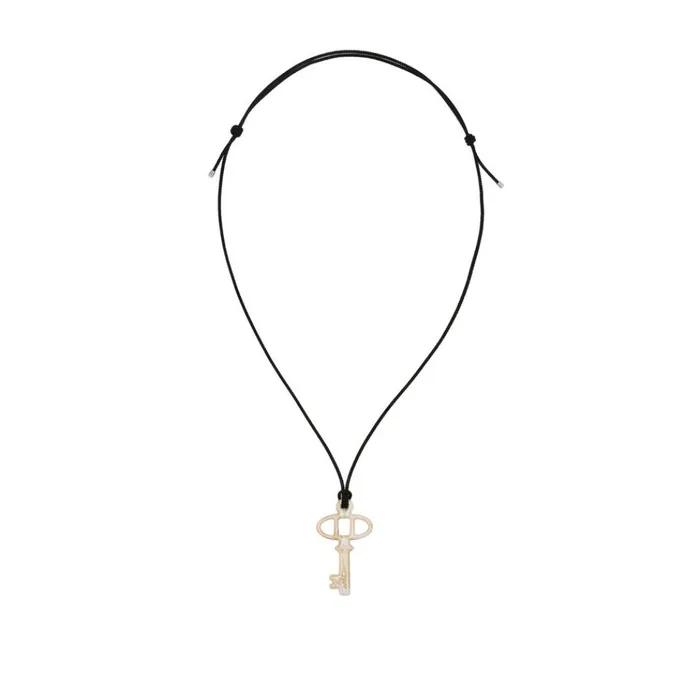 [DOUBLE A] Ivory Key Necklace and Keyring Charm AAHO6E730IV