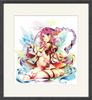 No Game No Life 10th Anniversary Framed Reproduction of Jibril, Approx. W37.7 X D3.5 X H40.4cm, Paper, Wood