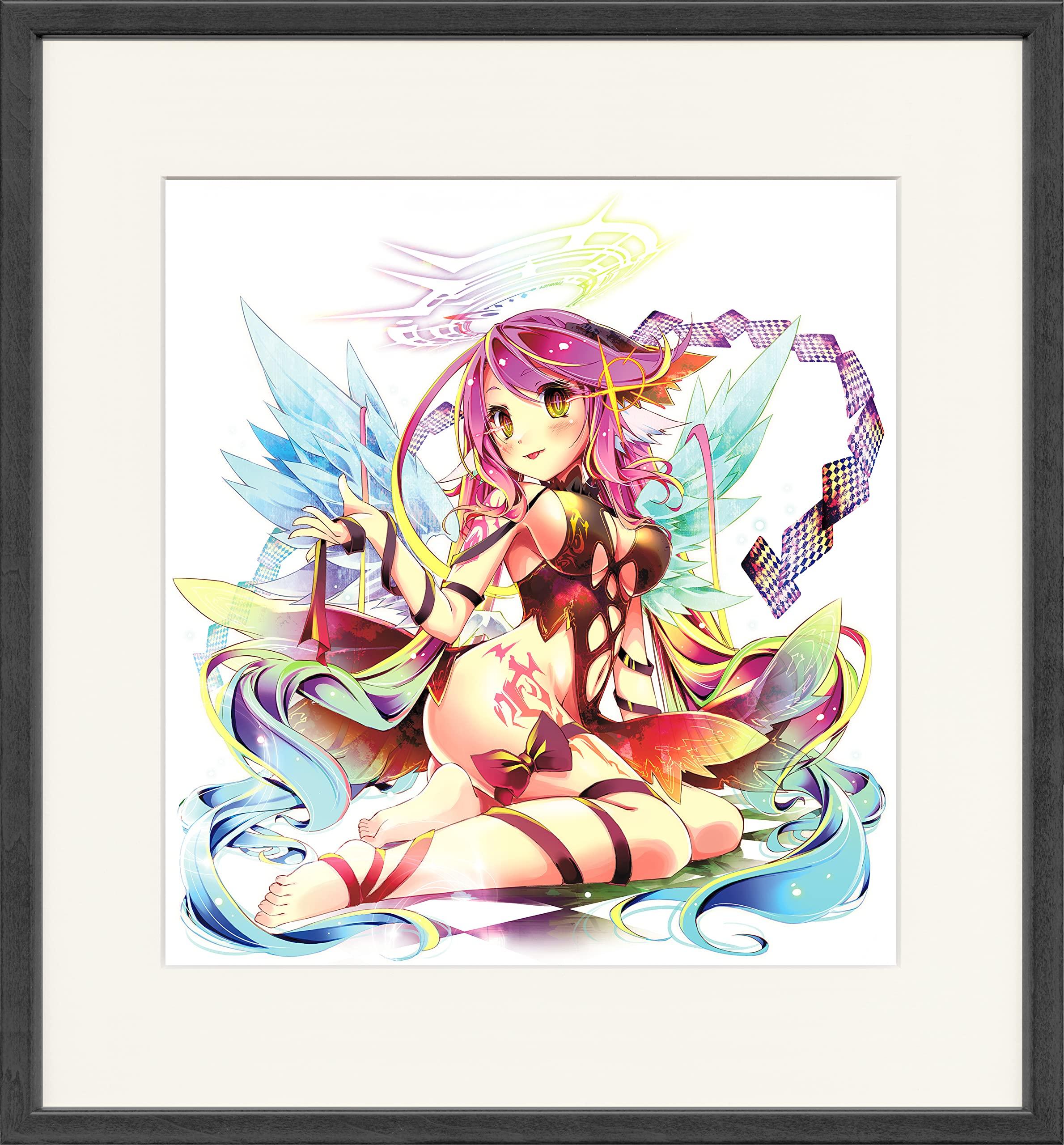 

KADOKAWA No Game No Life 10th Anniversary Framed Reproduction of Jibril, Approx. W37.7 x D3.5 x H40.4cm, Paper, Wood