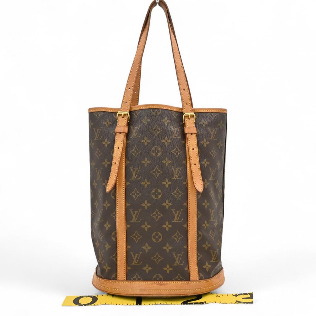 Auth LOUIS VUITTON Monogram Bucket GM Tote Bag B Rank lv9929we