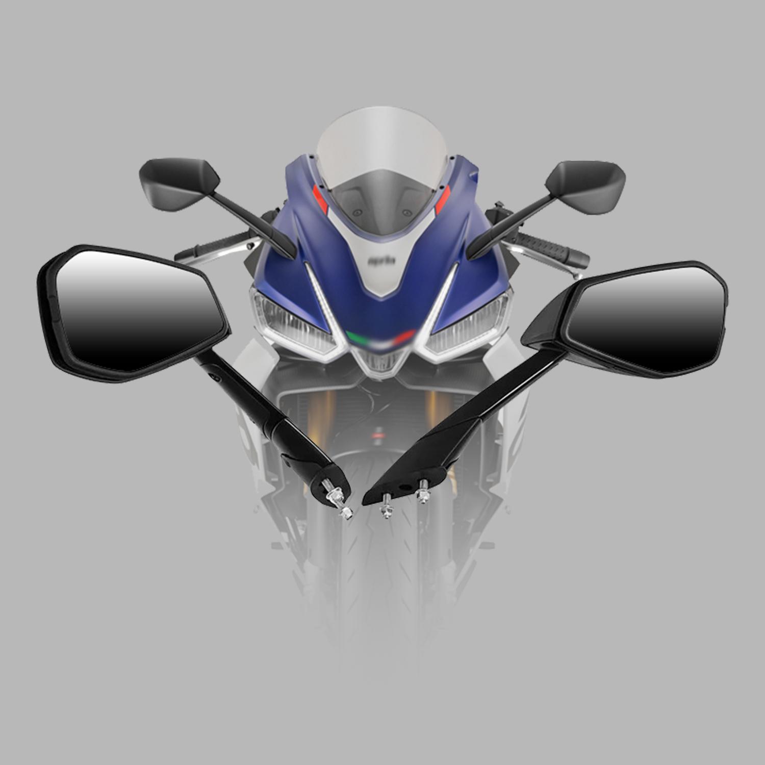 

Складные зеркала заднего вида для мотоцикла, подходят для APRILIA RS660 2021-2025 RSV4 2019-2025 2024 2023 2022 Левое и правое чёрный