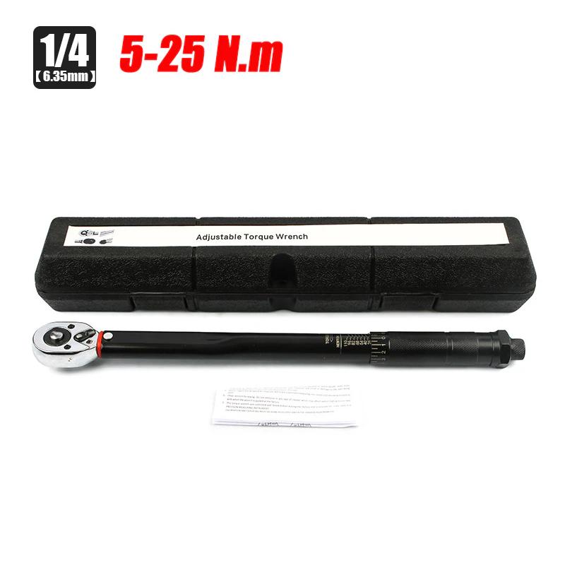 

1/2 3/8 1/4 Torque Quick Ratchet Socket Wrench Bidirectional Ratchet Kilogram Torque Wrench Professional Car Repair Tool