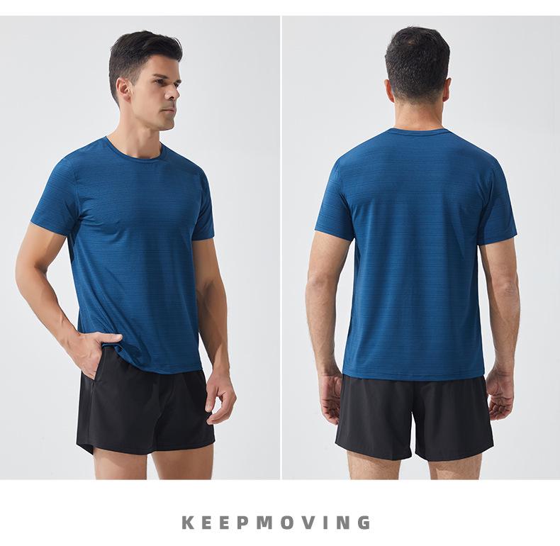 Men's Quick-Dry Breathable Loose-Fit Running T-Shirt
