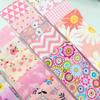 40Pcs Quilting Jelly Rolls Colorful Fabric Strips 6.5CM Sewing Craft DIY Cotton Quilting Strips Patchwork Fabric Floral Printed